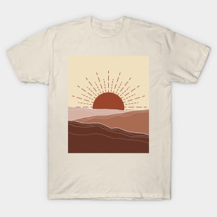 Minimalist Sunburst T-Shirt